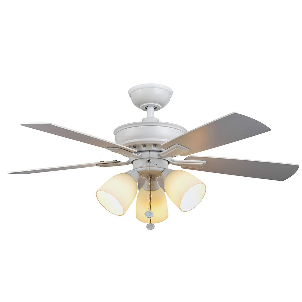 Bowl Ceiling Fans Lighting The Led Matte White Ceiling Fan