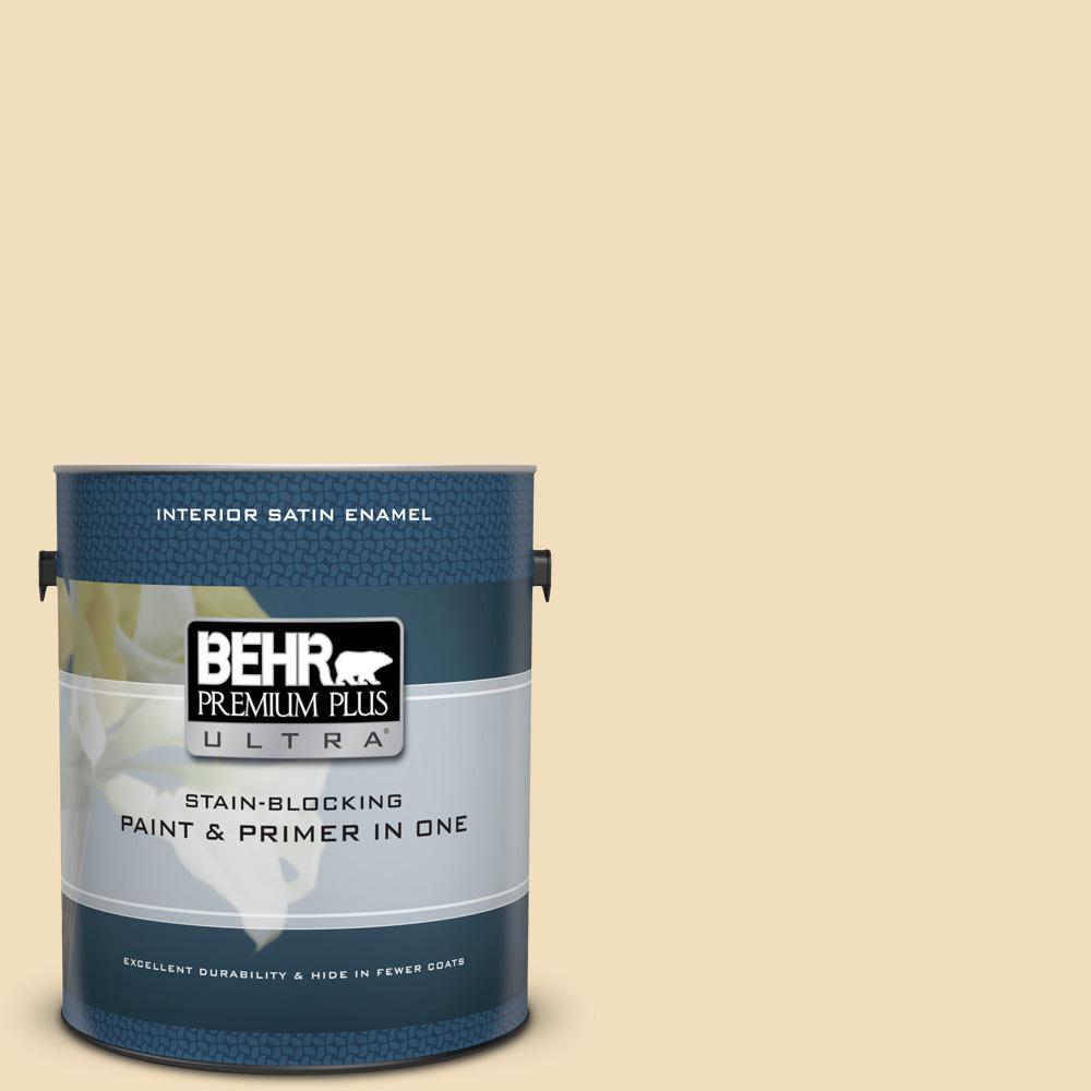 Behr Premium Plus Ultra 1 Gal M300 2 Taj Mahal Satin Enamel M300 2 Taj Mahal Satin Enamel Interior