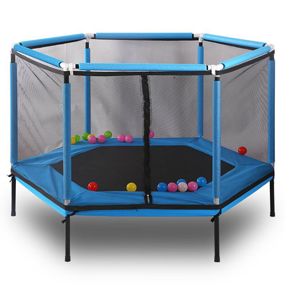 Kingdely 5 ft. Round Backyard Trampoline with Safety Enclosure Outdoor
