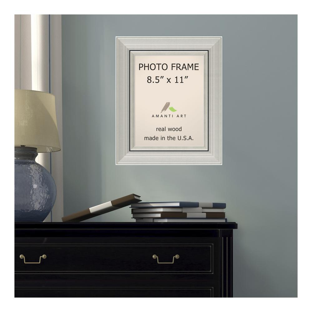 Amanti Art Romano 8 5 In X 11 Silver Picture Frame