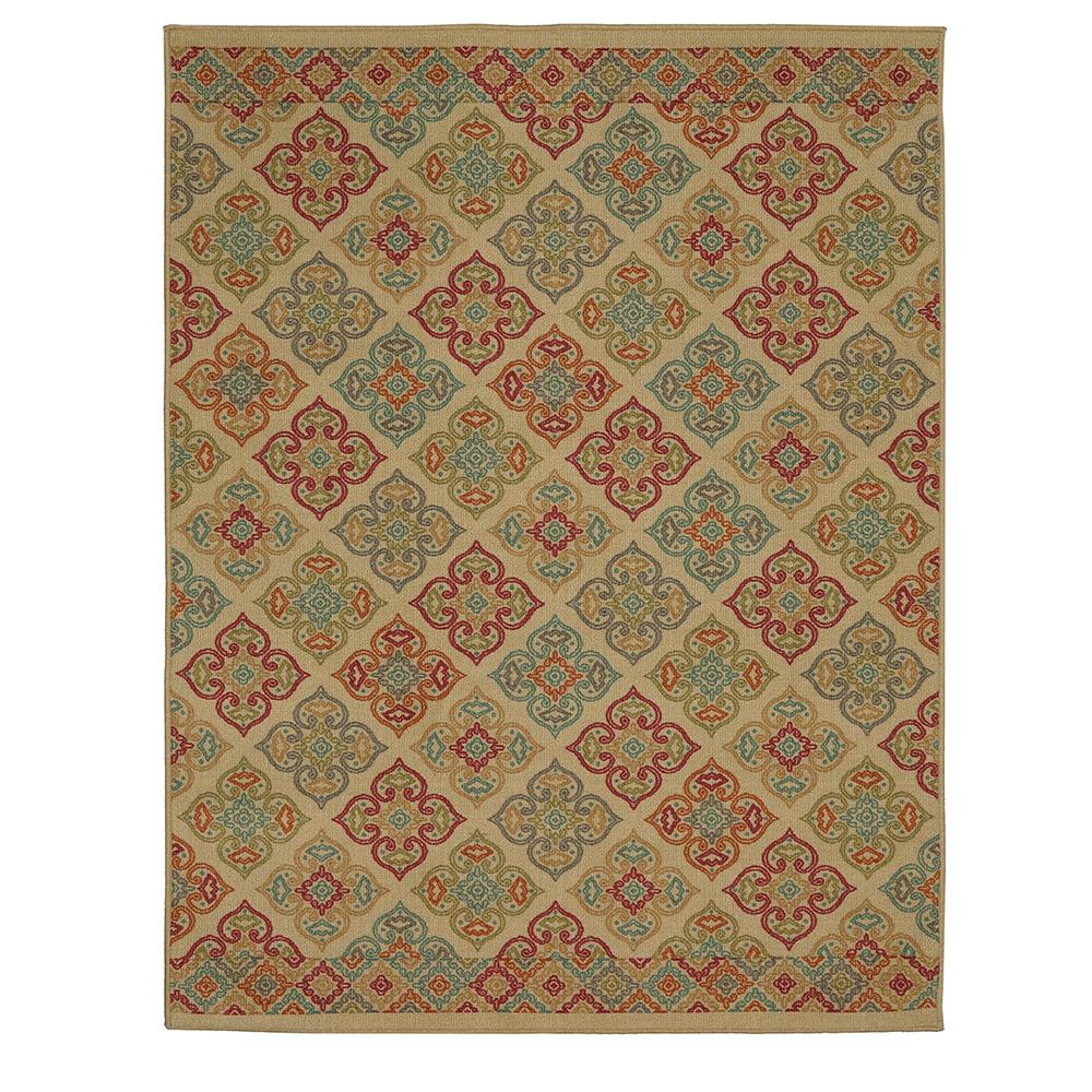 Mohawk Home Mackenzie Beige 7 Ft X 10 Area Rug 003256 The Mohawk Home Mackenzie Beige 7 Ft X 10 Area Rug