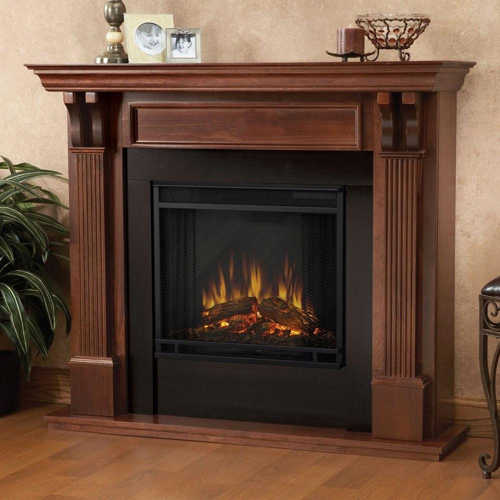 Mahogany Real Flame Freestanding Electric Fireplaces 7100e M 64 1000 