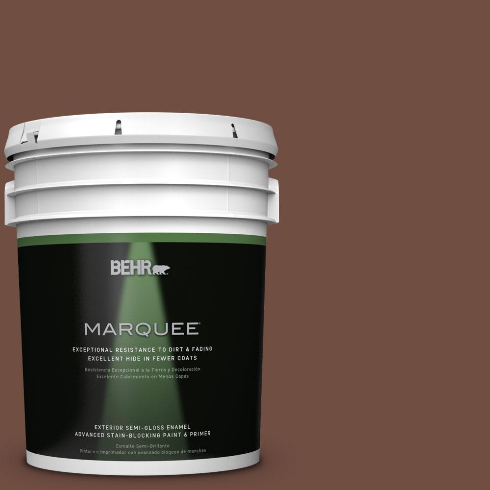 BEHR MARQUEE 5gal. N1607 Brown Velvet SemiGloss Enamel Exterior