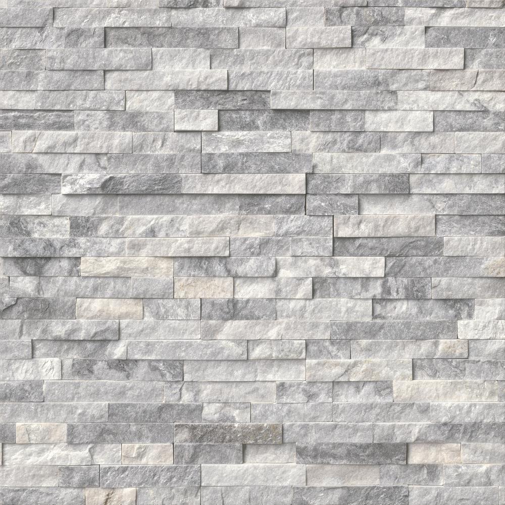 Msi Alaska Gray Ledger Panel 6 In X 24 Natural Marble Wall Msi Alaska Gray Ledger Panel 6 In X 24