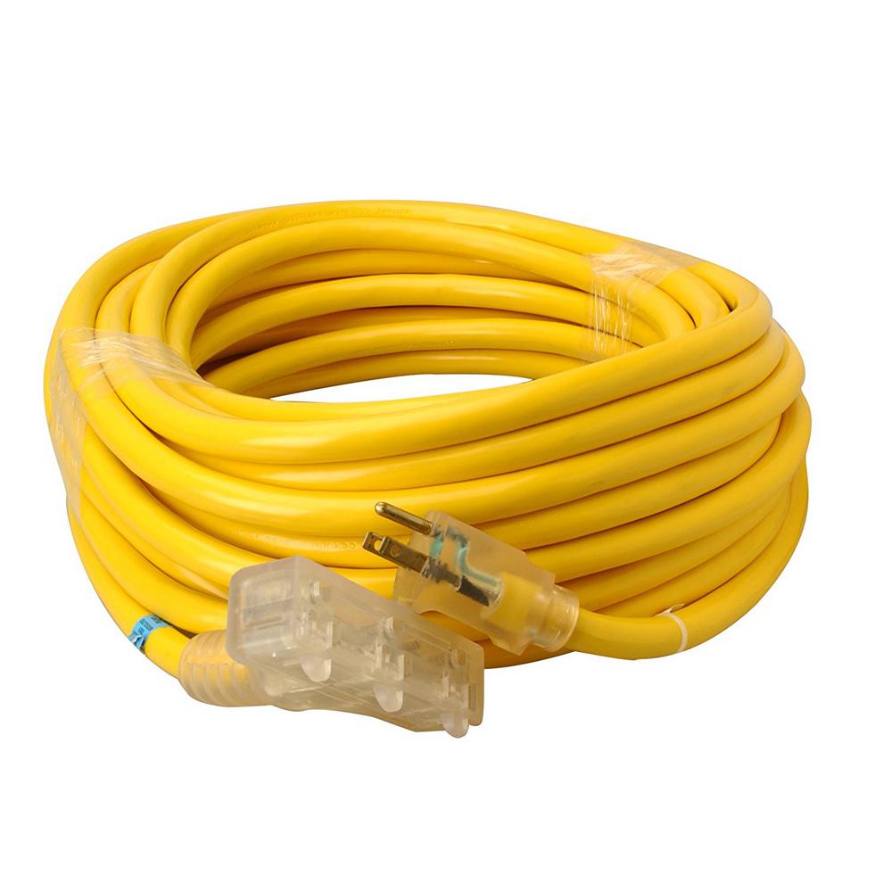 Southwire 50 Ft 10 3 Sjtw Tri Source Multi Outlet Outdoor Heavy 10 3 Sjtw Tri Source Multi Outlet Outdoor Heavy Duty Extension Cord