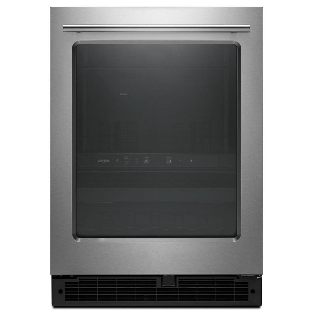 whirlpool built in wine cooler