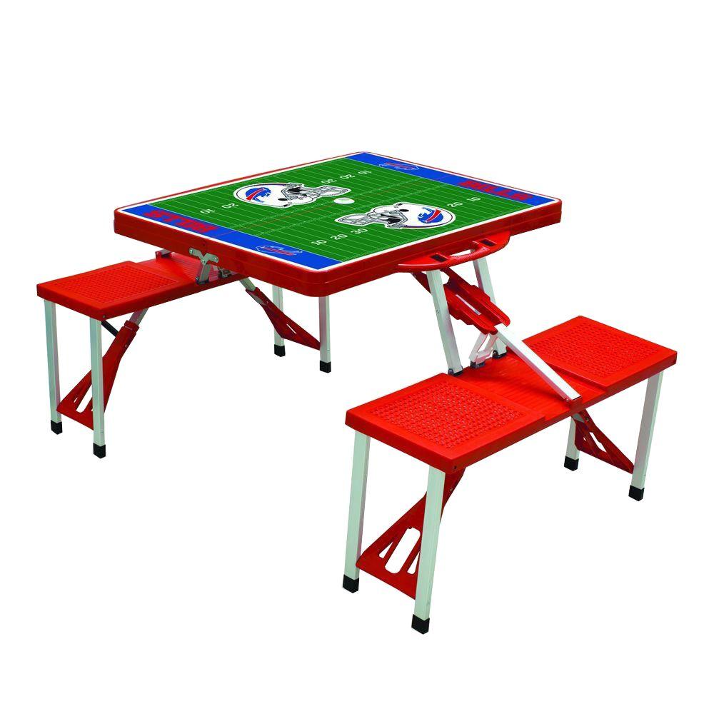 Picnic Time Buffalo Bills Sport Plastic Outdoor Patio Table Picnic Time Buffalo Bills Sport Plastic Outdoor Patio Table