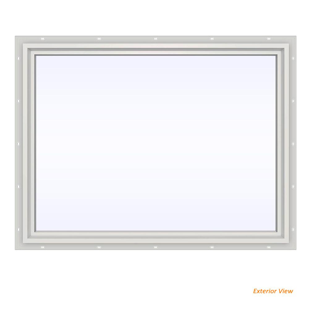 Picture Windows The Home Depot V 4500 Series White Vinyl Picture Window W