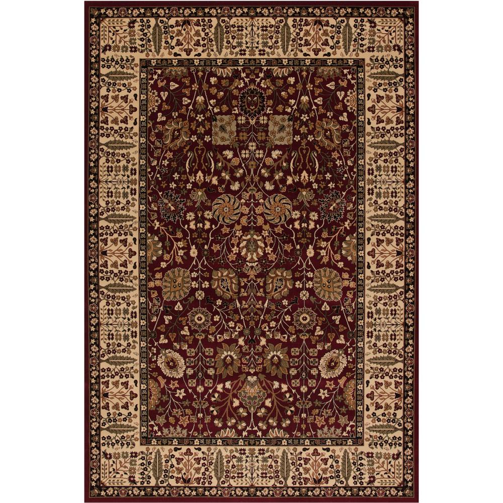 Concord Global Trading Persian Classics Vase Red 5 ft. 3 in. x 7 ft. 7