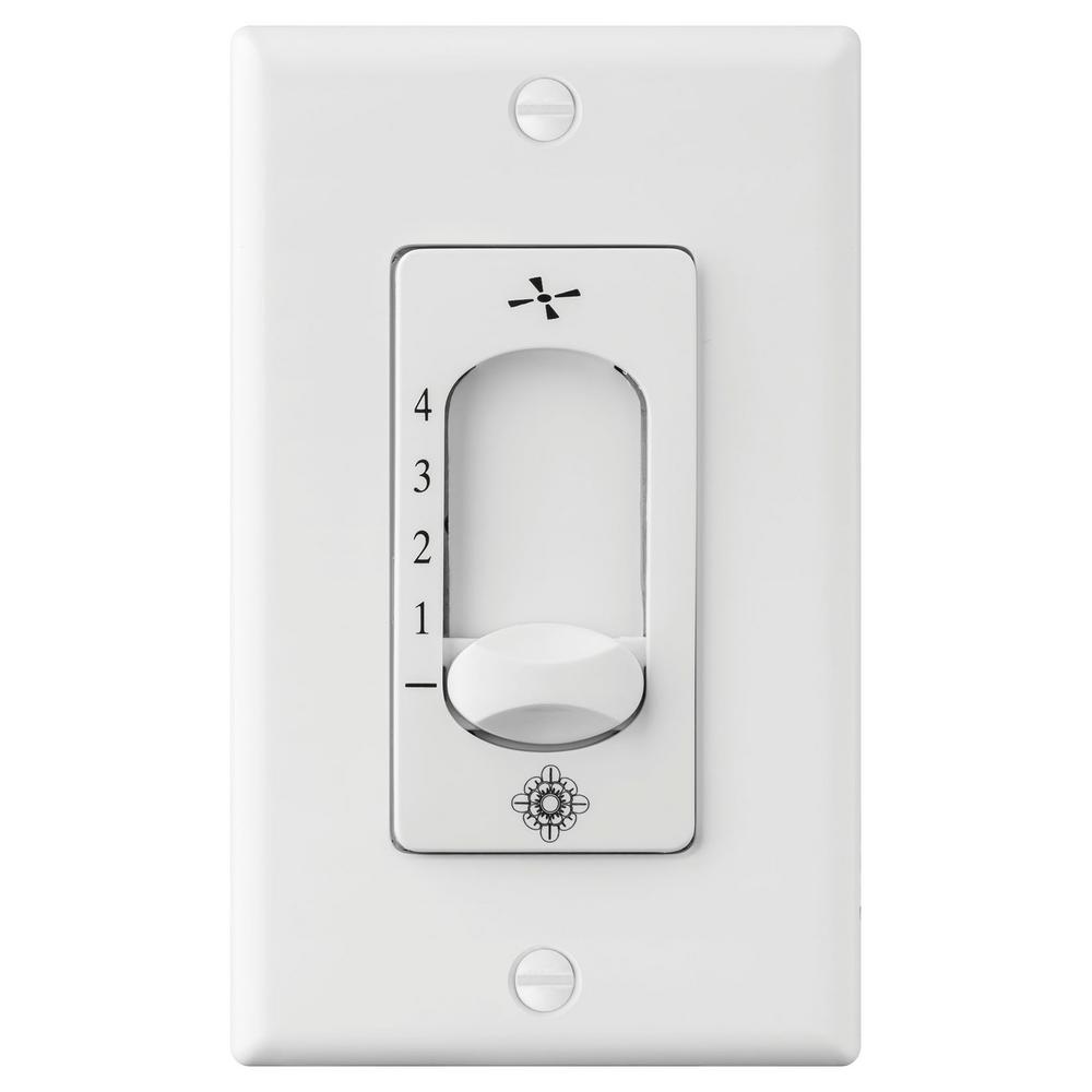 Monte Carlo White Wall Fan Switch