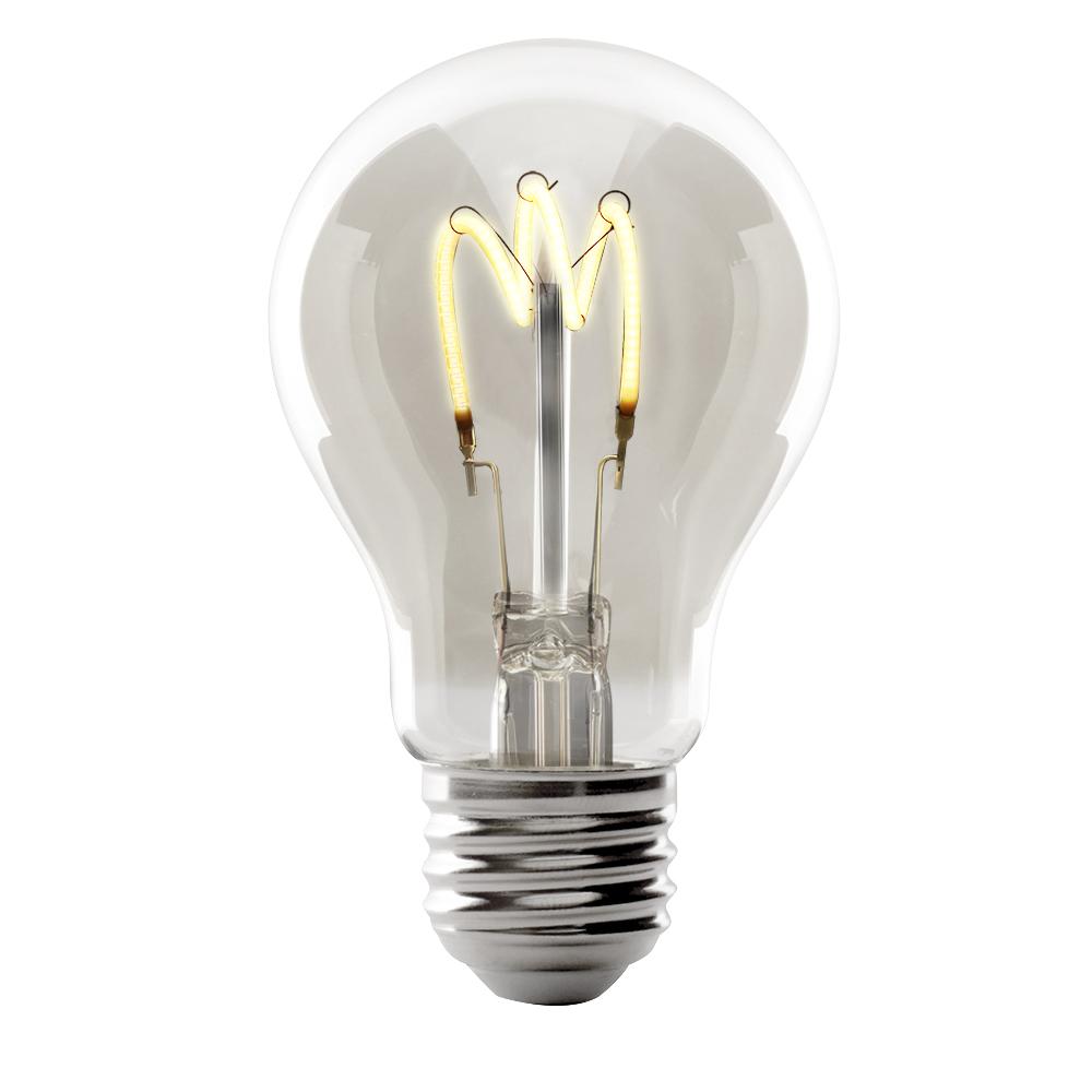 Feit Electric 40-Watt Equivalent AT19 Dimmable Clear Glass Vintage ...