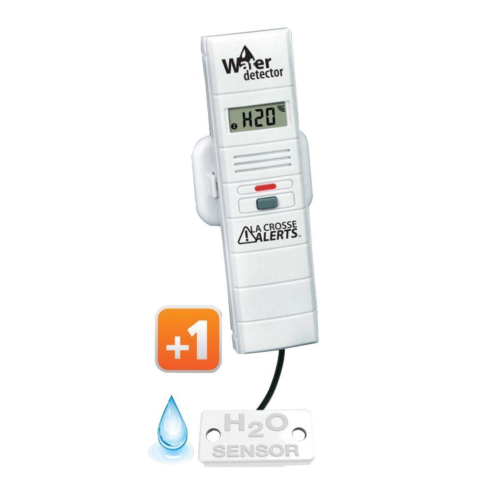 La Crosse Alerts AddOn Temperature and Humidity Sensor with Water Leak