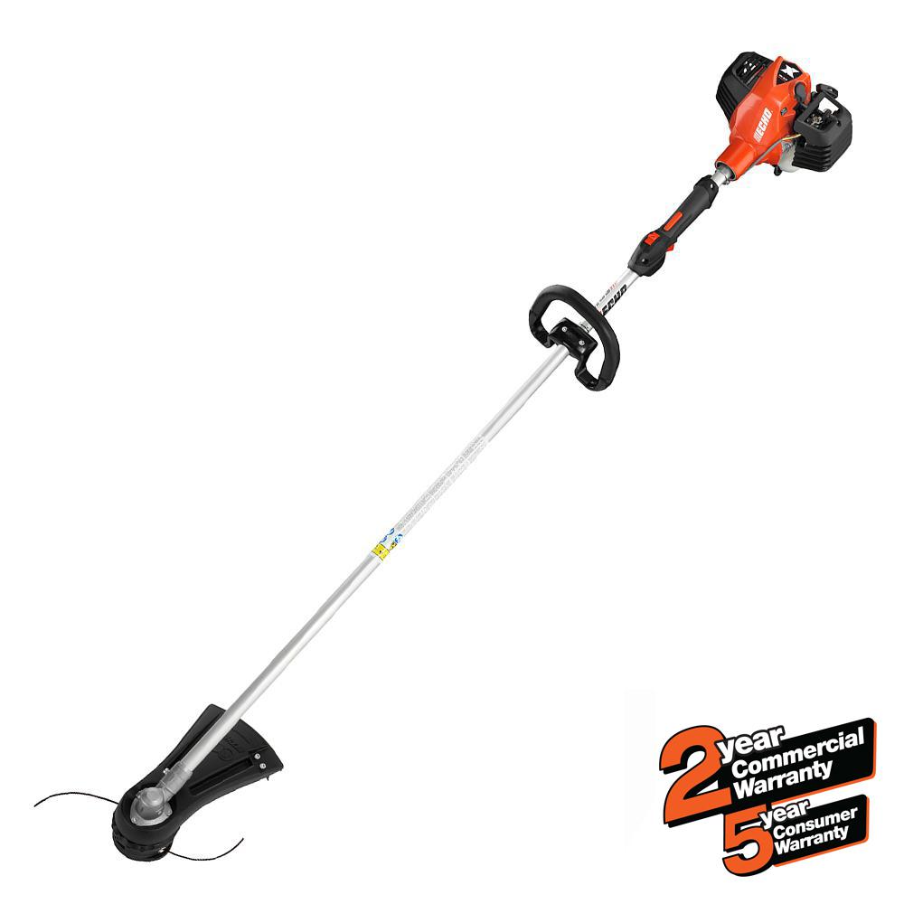 Echo 2 Cycle 22 8cc Straight Shaft Gas Trimmer Srm 230 The Home Depot