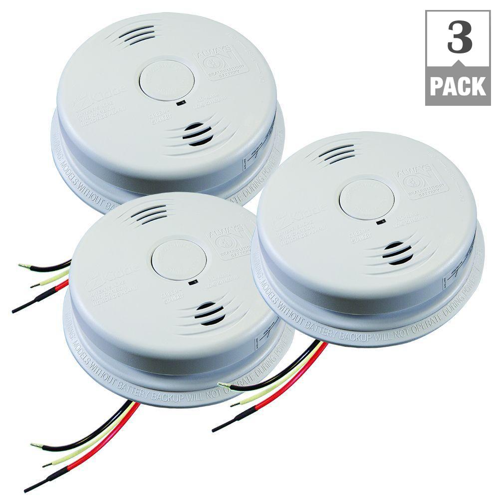 Kidde Worry Free Hardwired Combination Smoke and CO Alarm with Voice and Lithium... by Kidde
