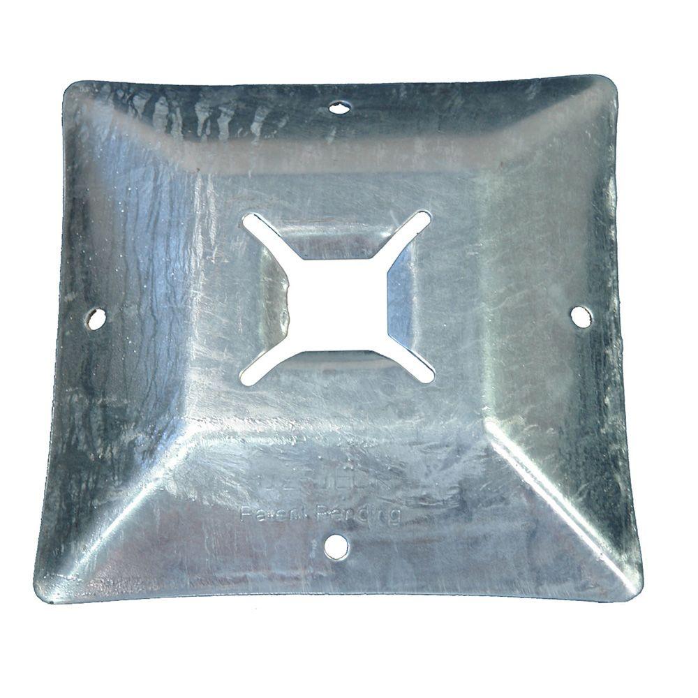 OzPost ODT4 12 in. OzDeck Plate for Deck Support (6Case)50881