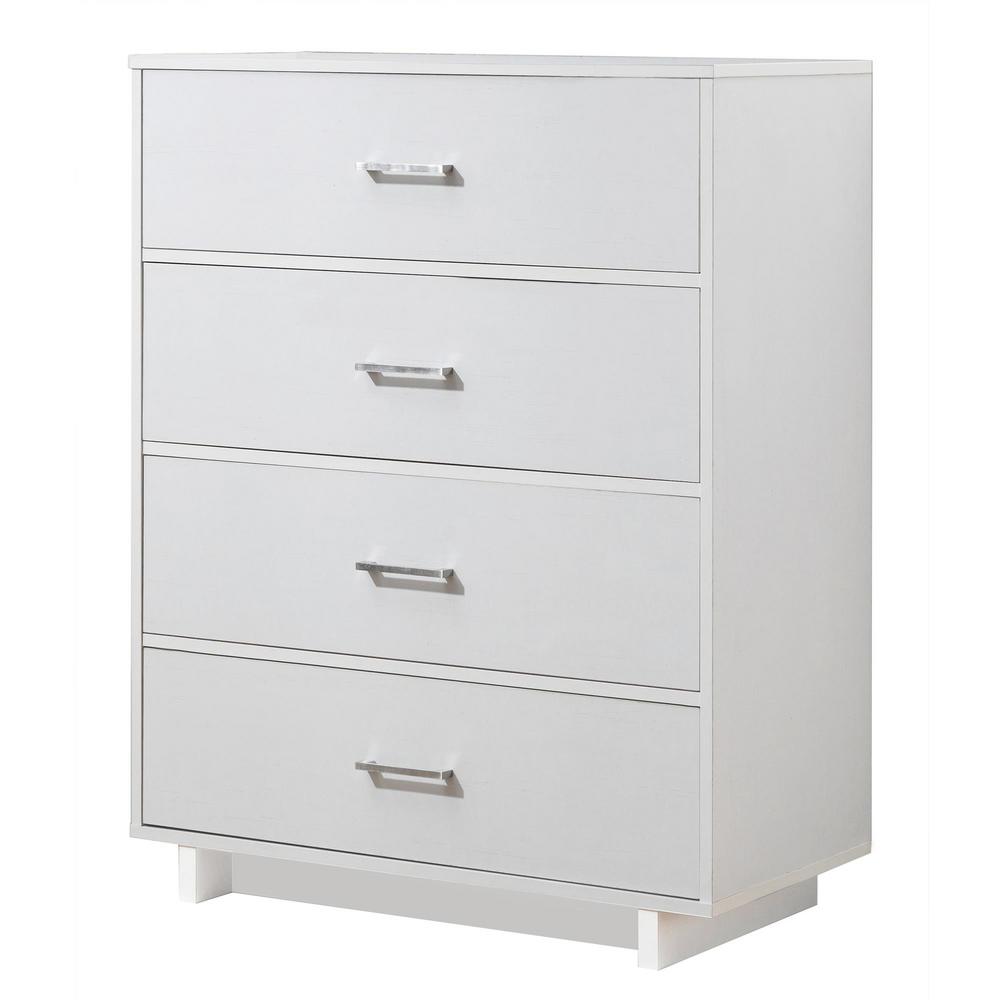 Ameriwood Smithfield 4 Drawer White Vintage Dresser Hd59805 The Ameriwood Smithfield 4 Drawer White Vintage Dresser