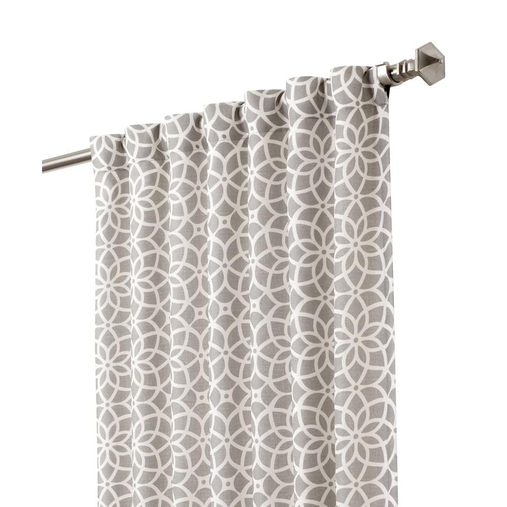 New Martha Stewart Living Blackout Cement Gray Full Bloom Back Tab