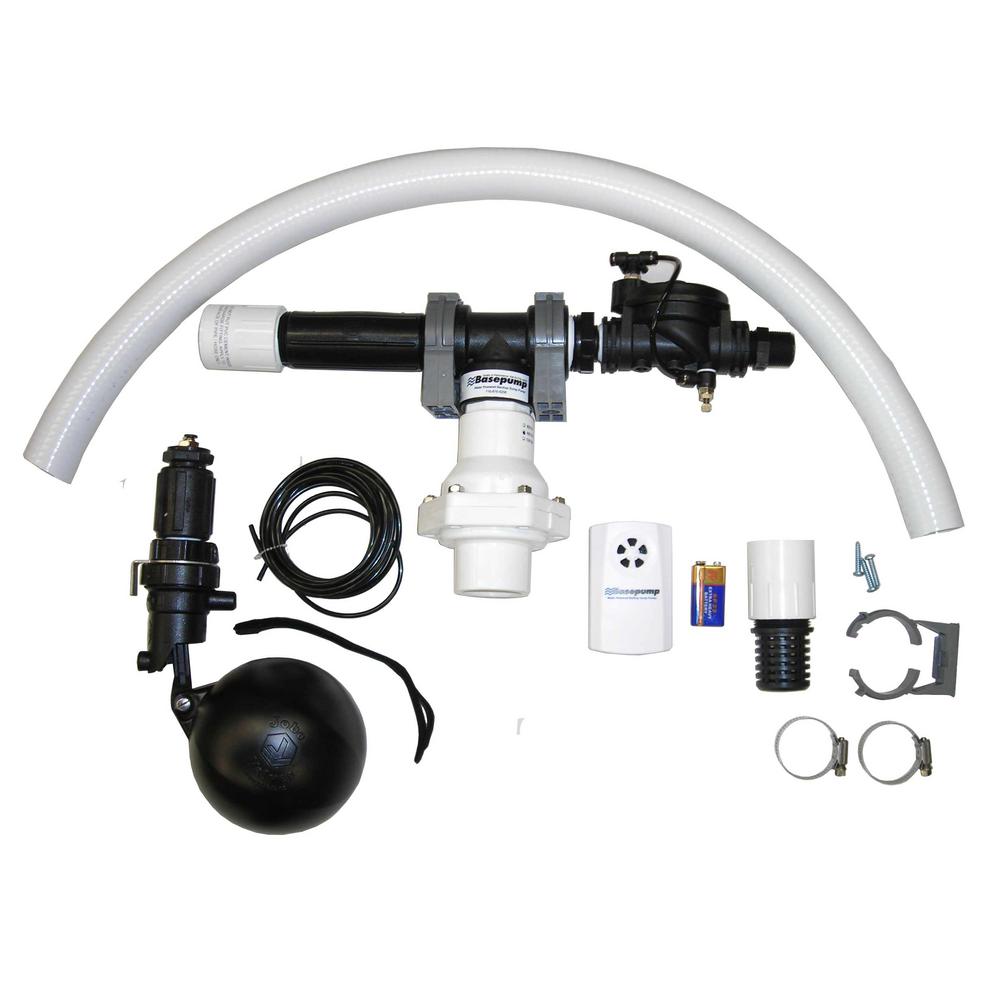 Basepump High Volume Water Powered Backup Sump Pump with Water Alarm by Basepump