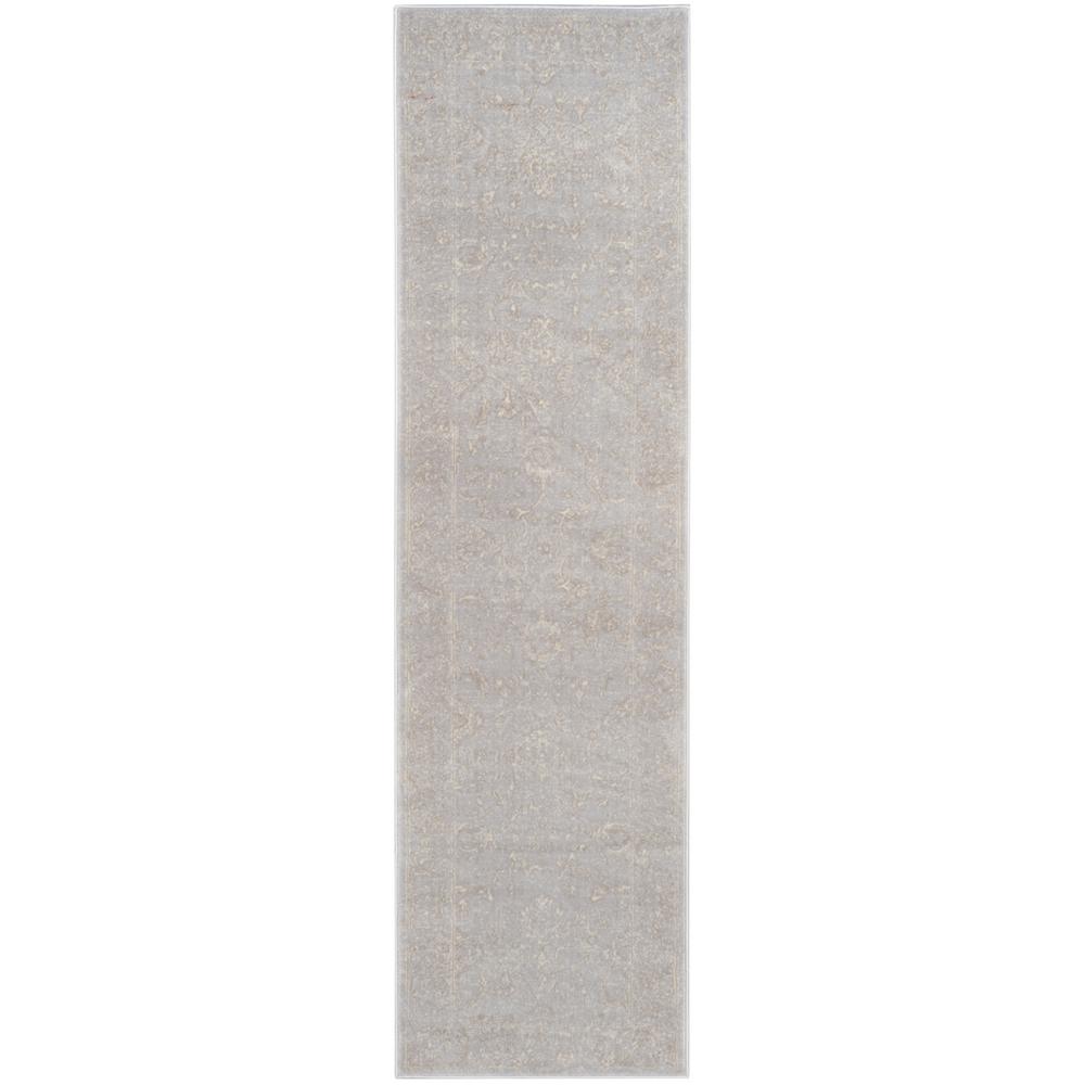 Safavieh Carnegie Light Gray/Cream 2 ft. x 12 ft. Runner RugCNG621G