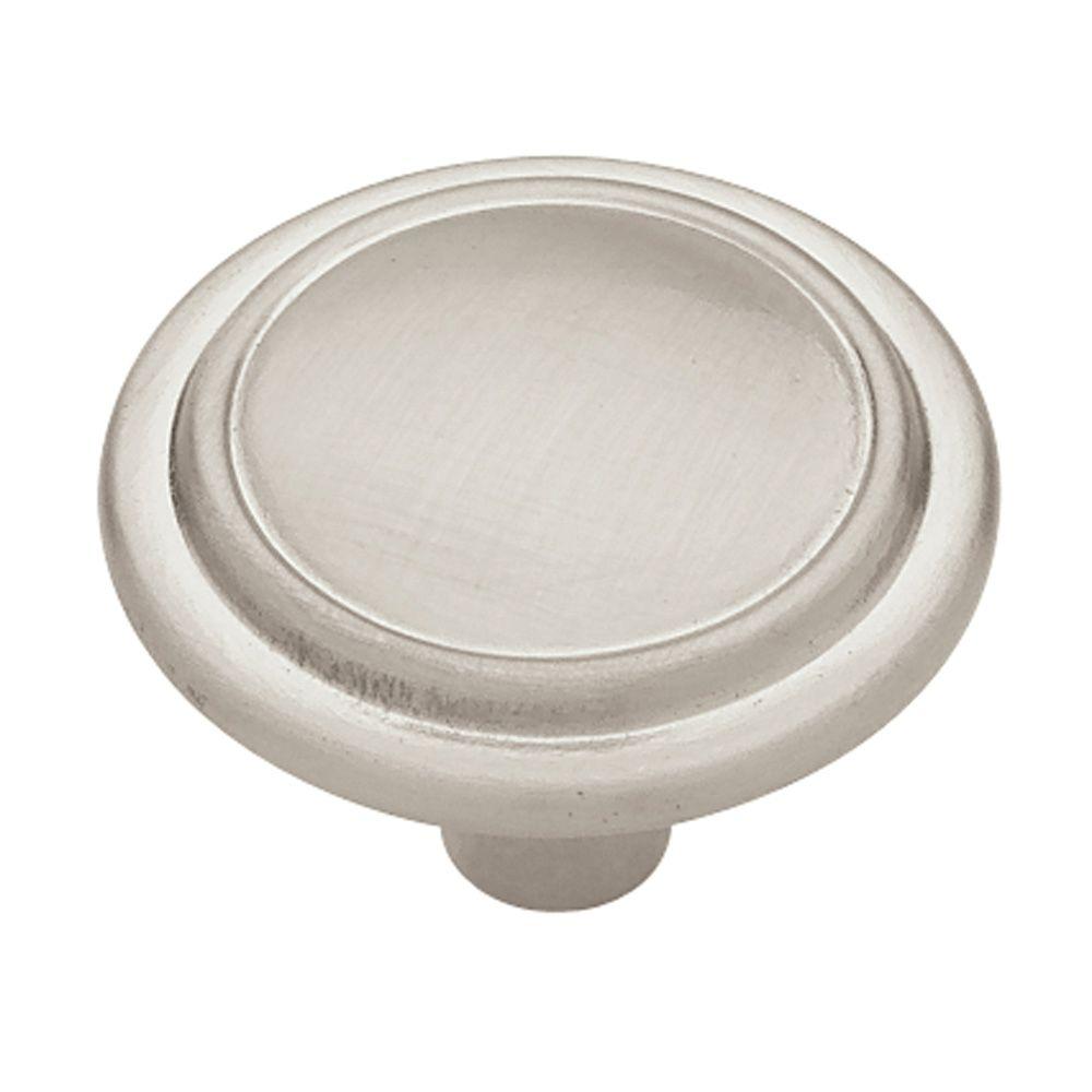 Liberty 11/4 in. Satin Nickel Top Ring Round KnobP40052JSNC The Home Depot