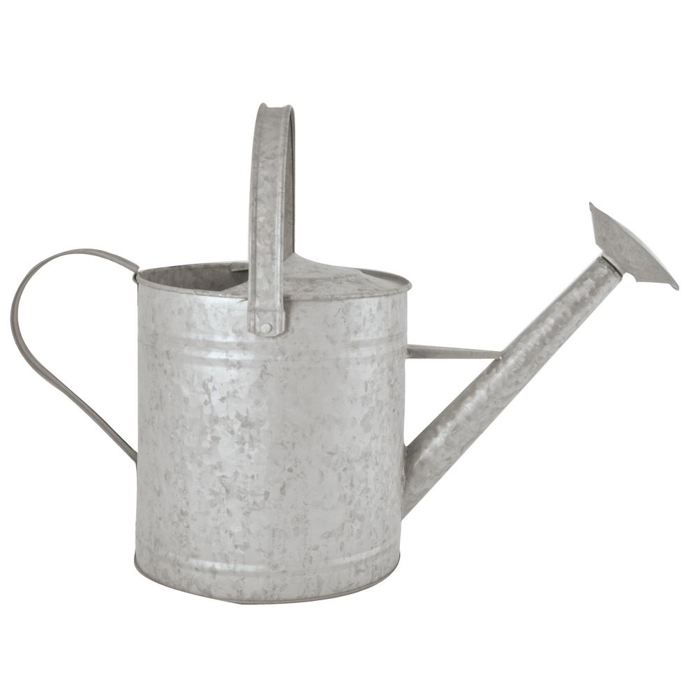 Esschert Design 1 Gal Zinc Watering Can Oz44 The Home Depot Gal Zinc Watering Can Oz44