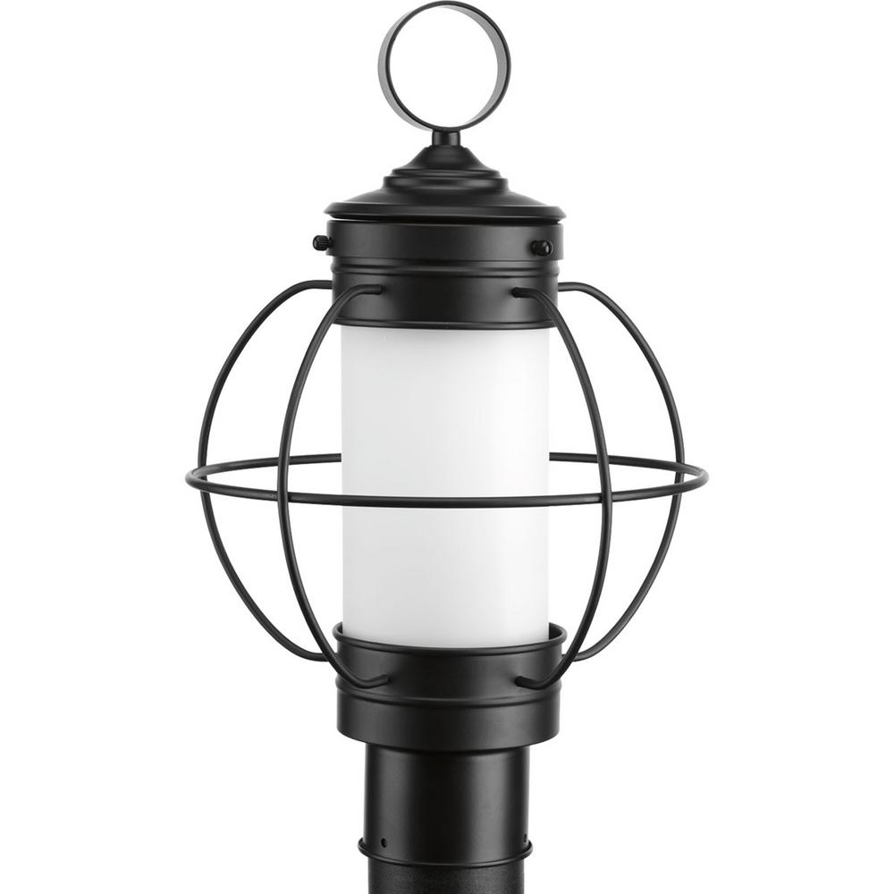 Progress Lighting Haddon Collection 1 Light Outdoor Black Post Lamp Haddon Collection 1 Light Outdoor Black Post Lamp