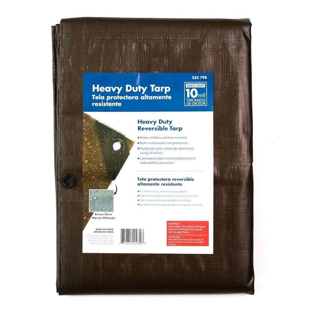 12 ft. x 16 ft. Heavy-Duty Tarp-HD1216 - The Home Depot