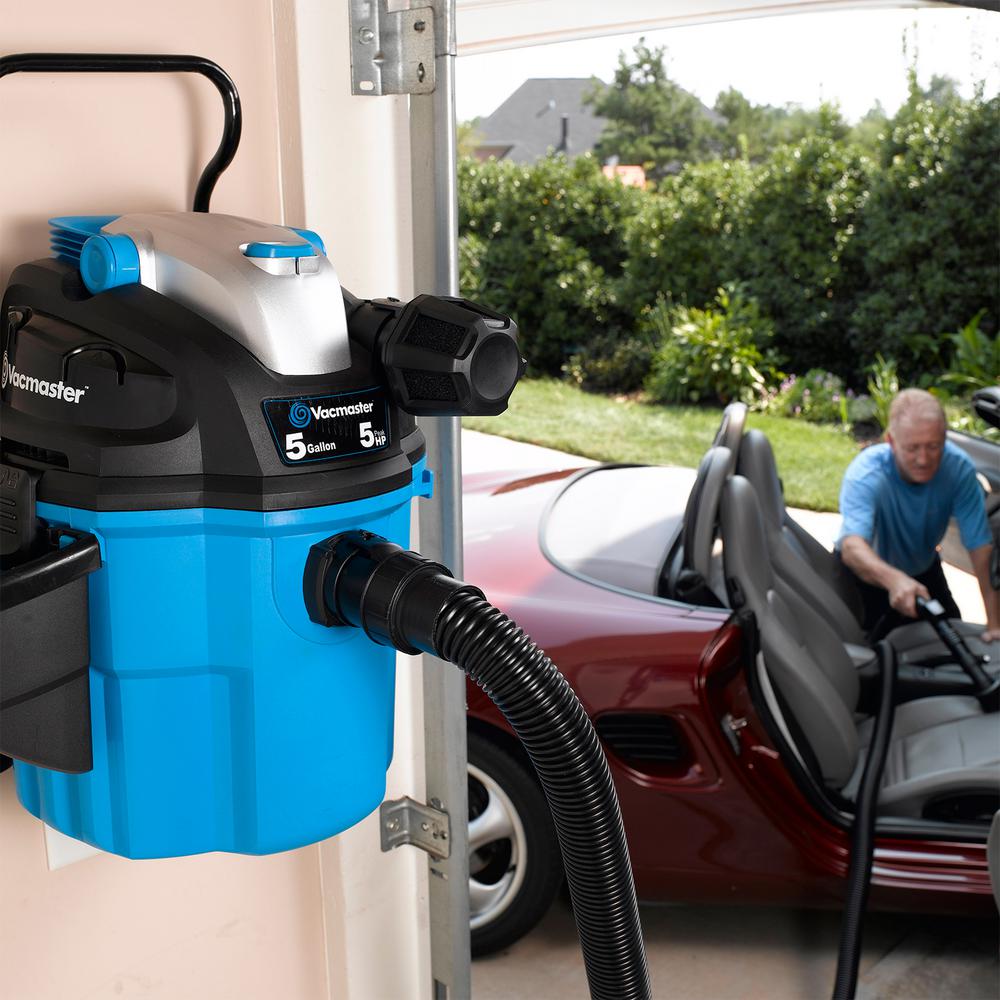 Wall Mount Shop Vacuum Cleaner Wet Dry Vac 5 Gal Garage Car Truck Blower Remote