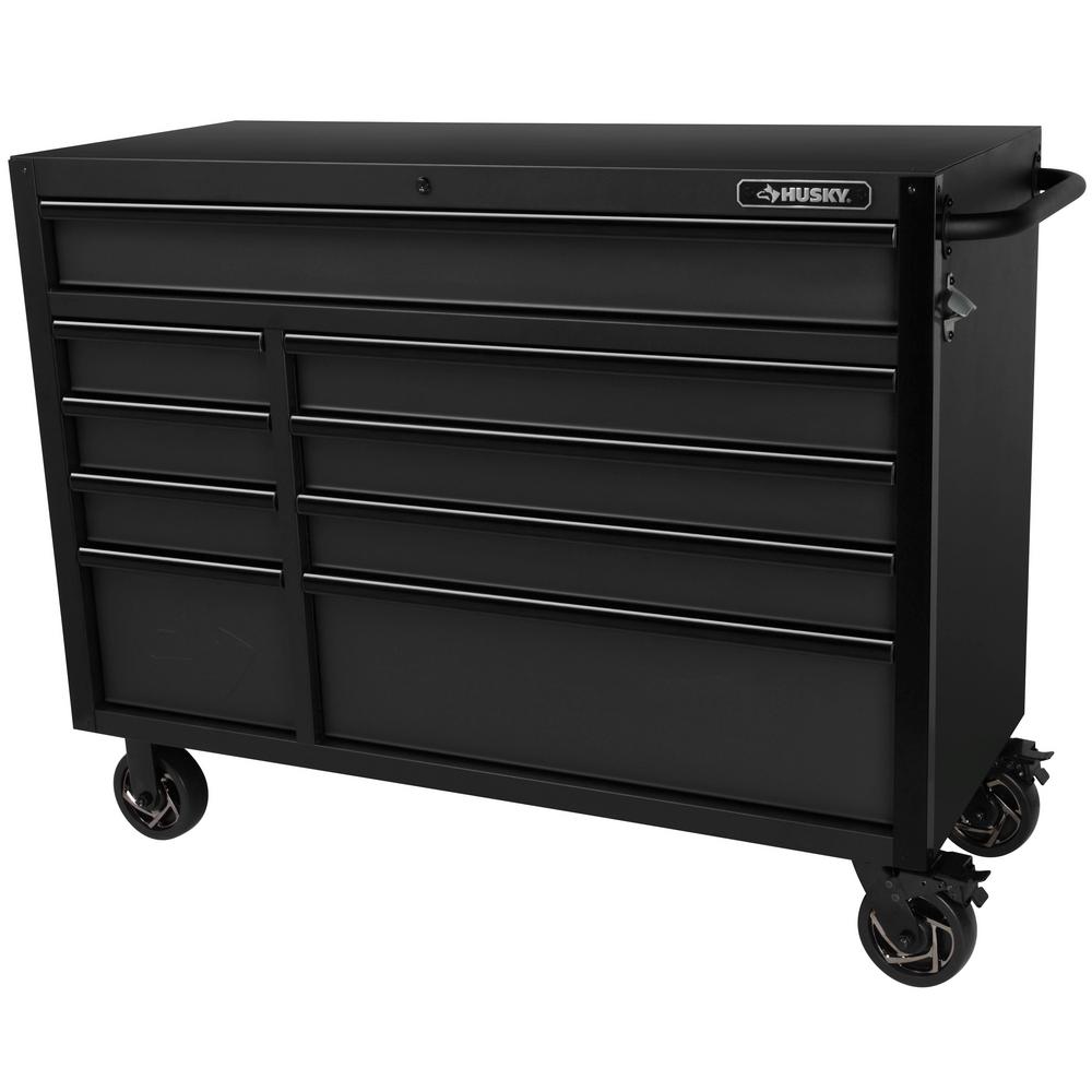 Husky Industrial 52 In W X 21 5 In D 9 Drawer Tool Chest Rolling