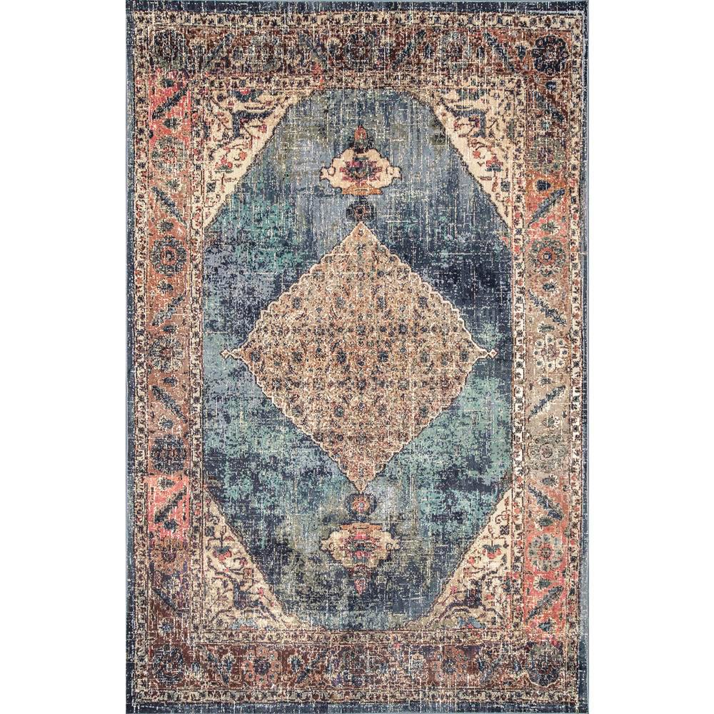 Nuloom Traditional Essie Rustic Blue 7 Ft 10 In X 11 2 Area Rug