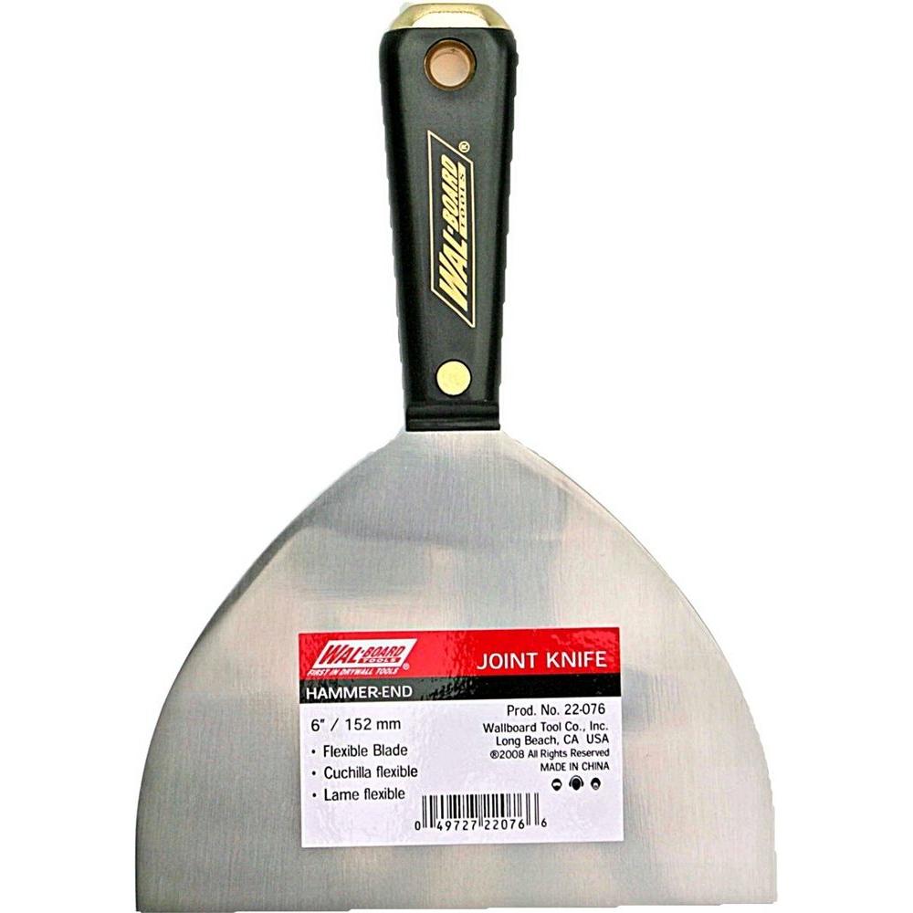 Wal-Board Tools 6 inch Hammer-End Joint Knife by Wal-Board Tools