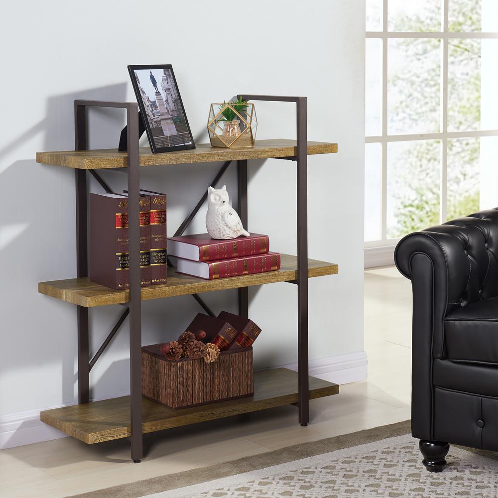 South Shore Reveal Wood Laminate Shelving Unit in
