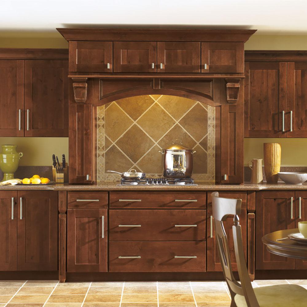 Thomasville Custom Kitchen Cabinets Shown In Transitional Style