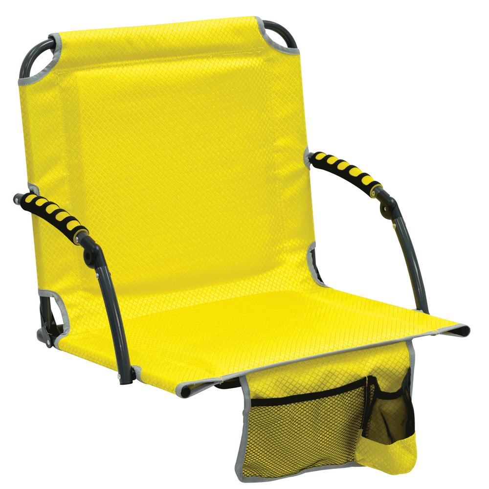 Rio Bleacher Boss Pal Yellow Folding Stadium Seat With Padded