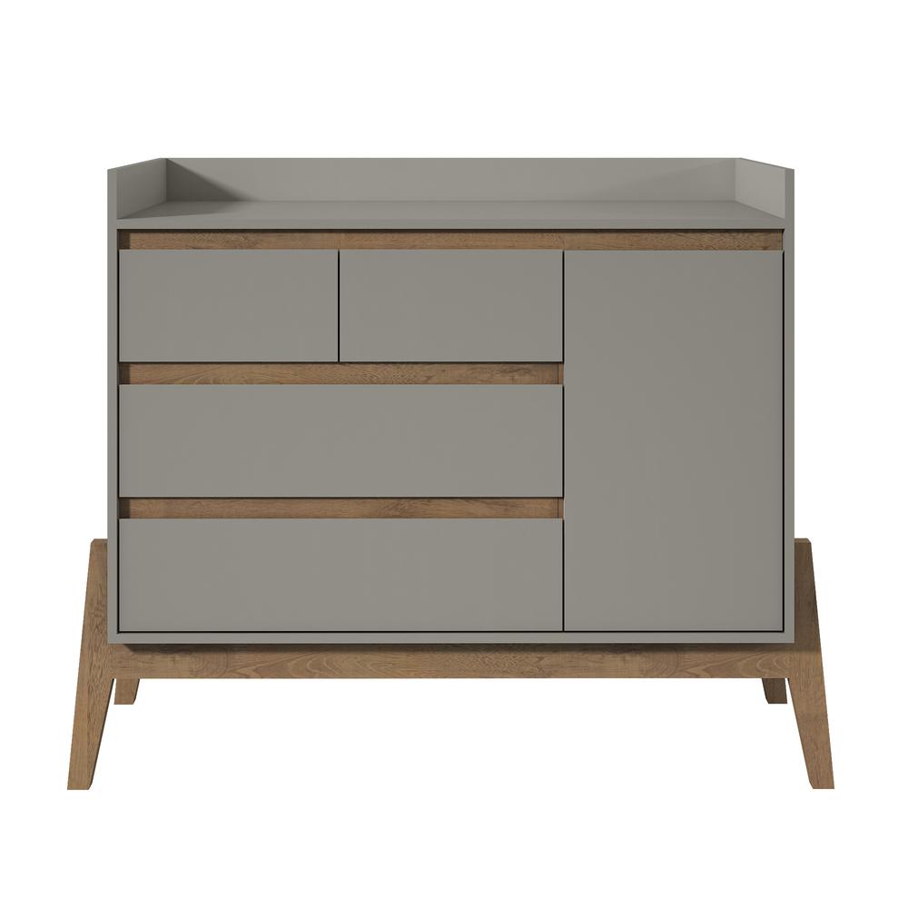 Manhattan Comfort Essence 48 23 In Tall 4 Drawer Grey Dresser Wide 4 Drawer Grey Dresser