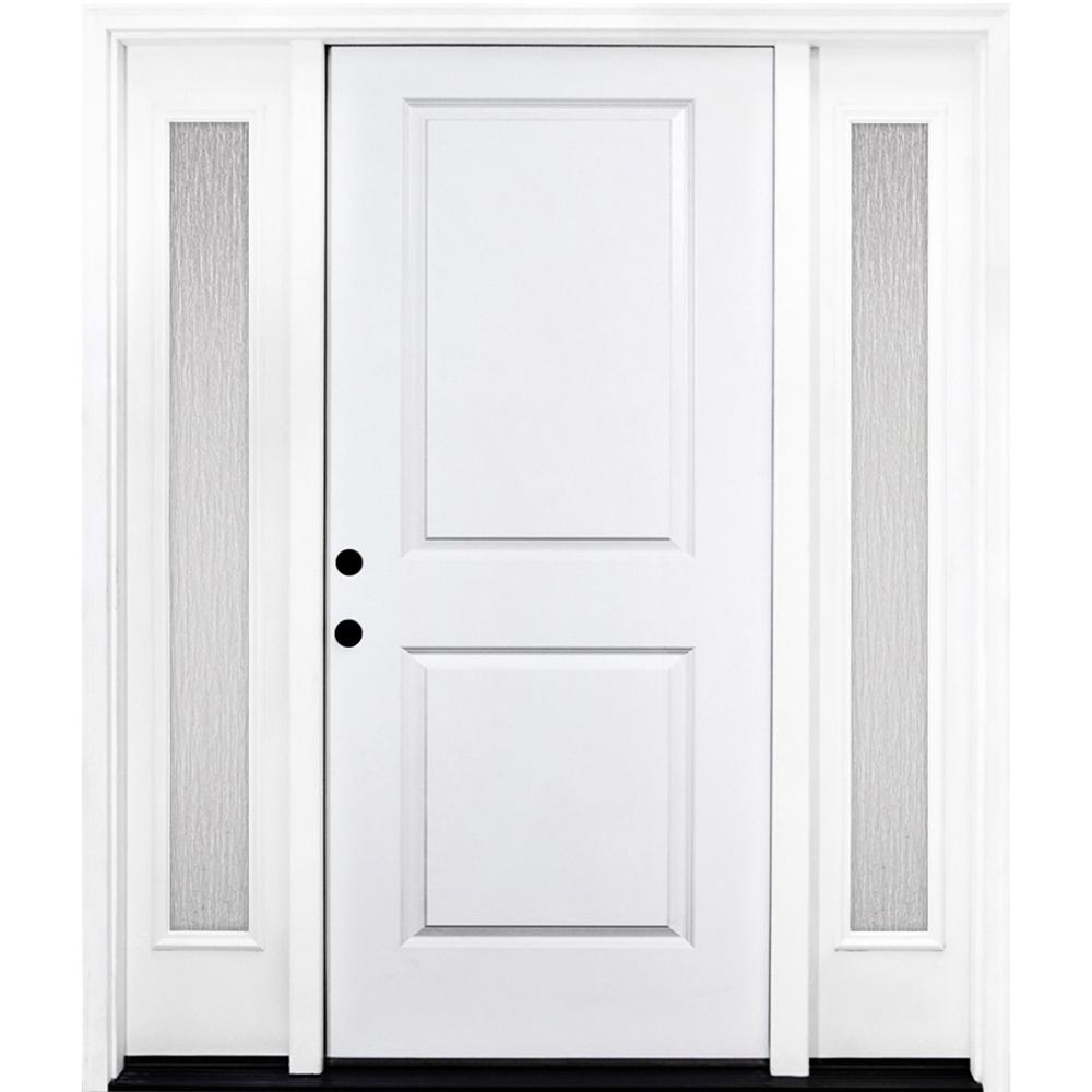 Steves Sons 72 In X 80 Classic 2 Panel Rhis Primed White Steves Sons 72 In X 80 Classic 2 Panel Rhis Primed
