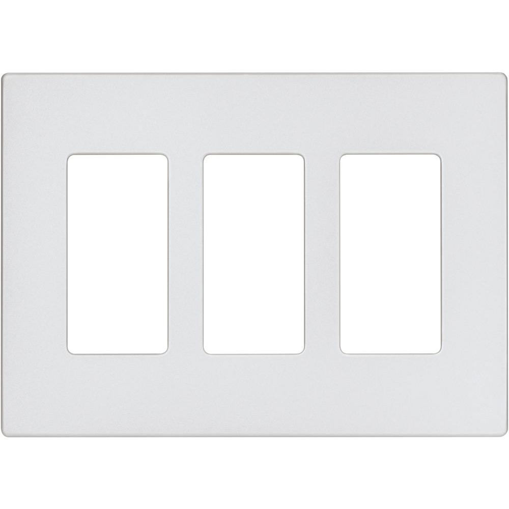 Eaton Aspire 3-Gang Screwless Wall Plate - Silver Granite-9523SG - The ...