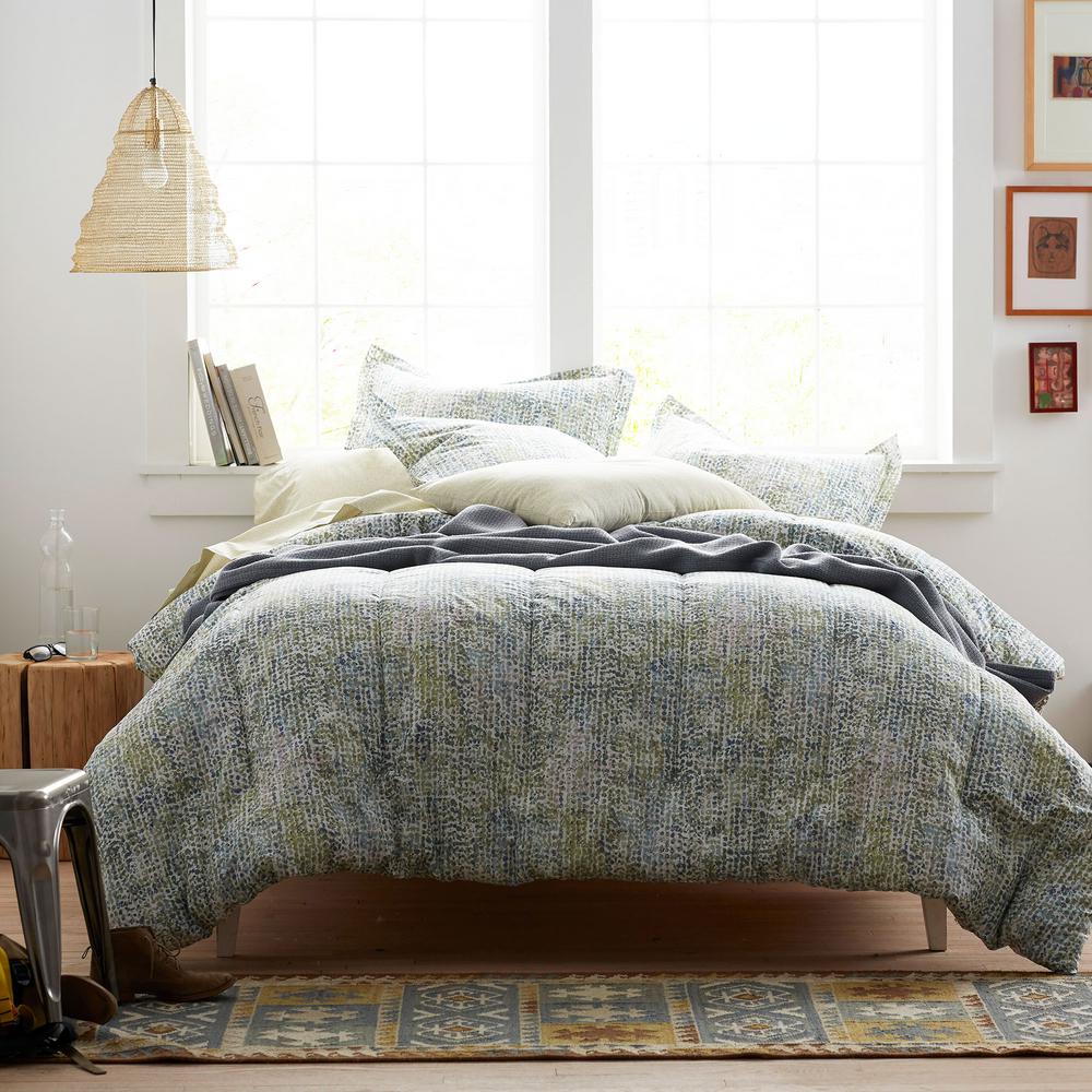 Pixel Green Full Comforter Set