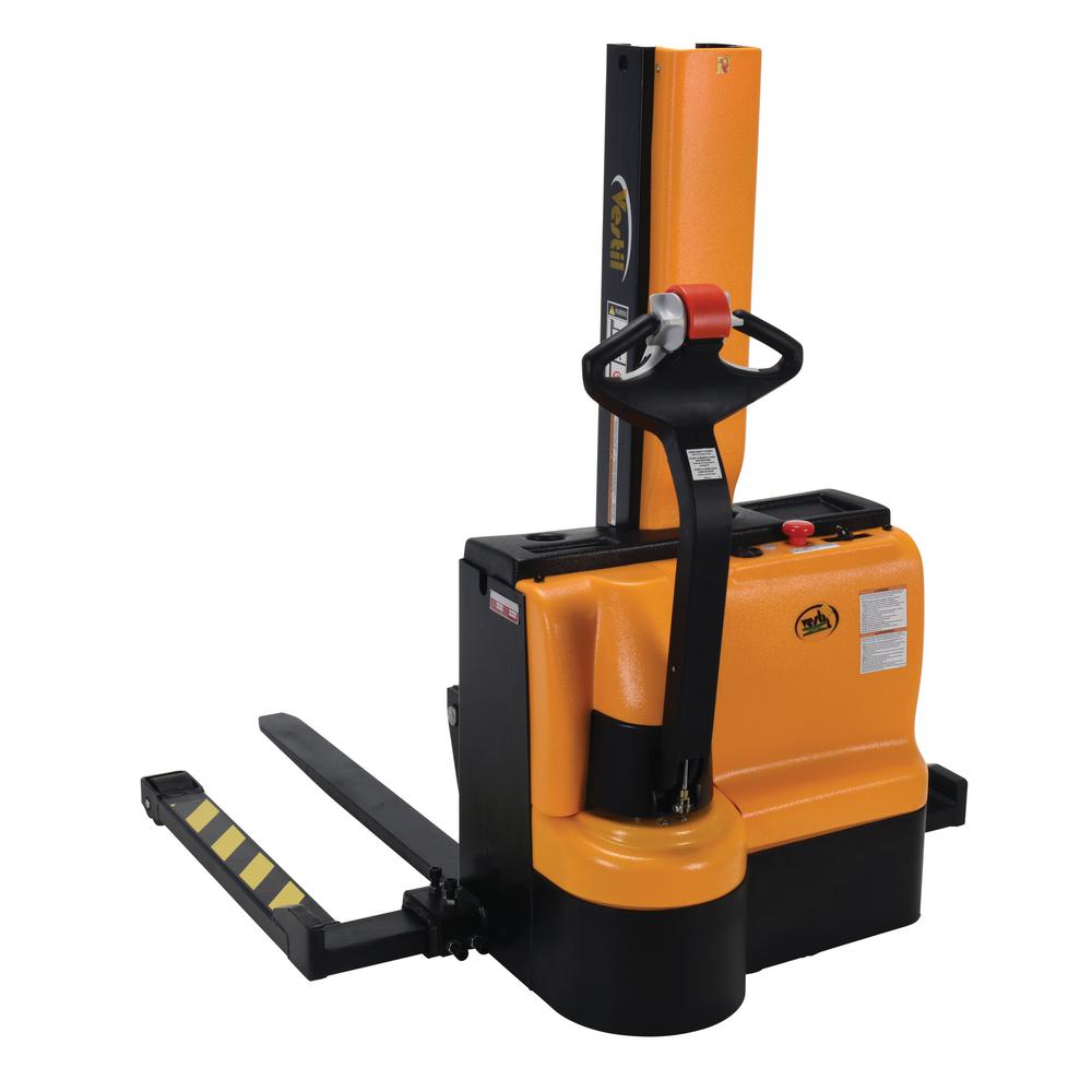 Vestil 3000 lb. Capacity 43 inch Narrow Mast Stacker with Power Lift Power Drive... by Vestil
