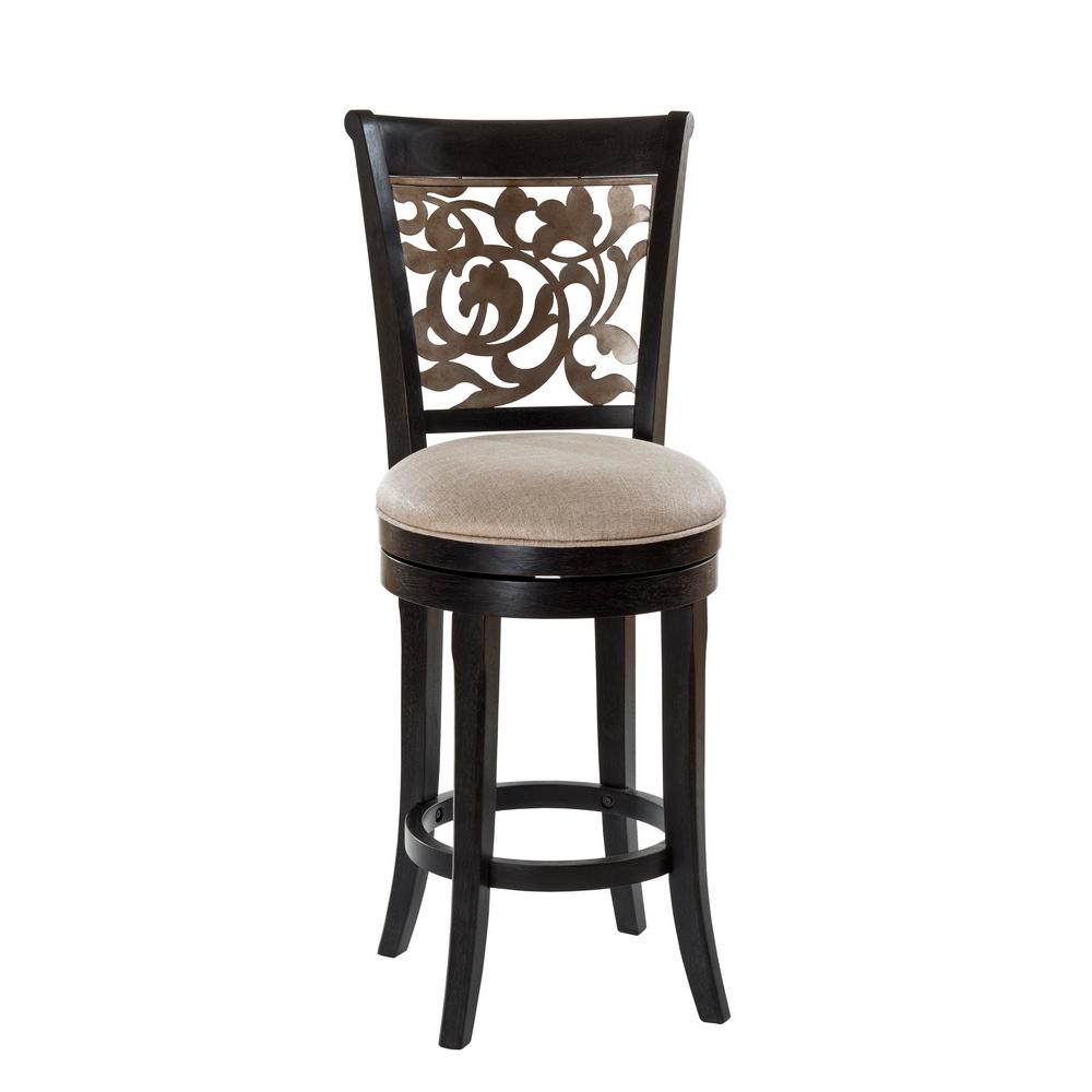 Extra Tall 34 40 Bar Stools Kitchen Dining Room Furniture Black Distressed Gray Swivel Cushioned Counter Stool