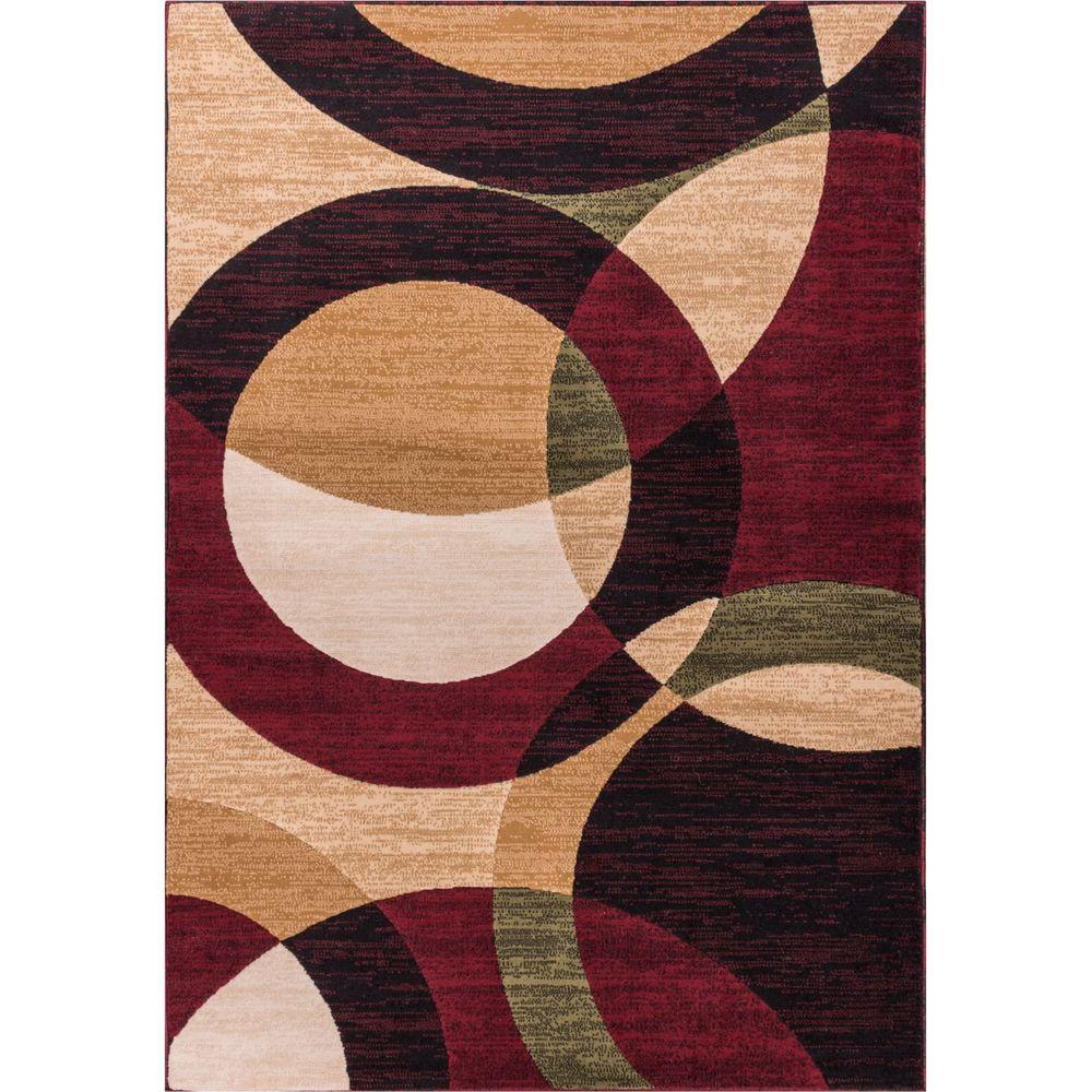 Well Woven Area Rugs The Home Depot Modern Geometric Area Rug