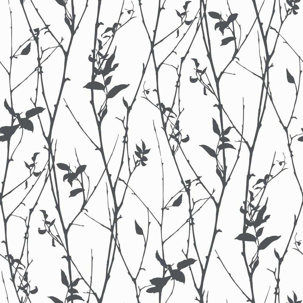 Paloma Black Spring Tree Wallpaper Sample
