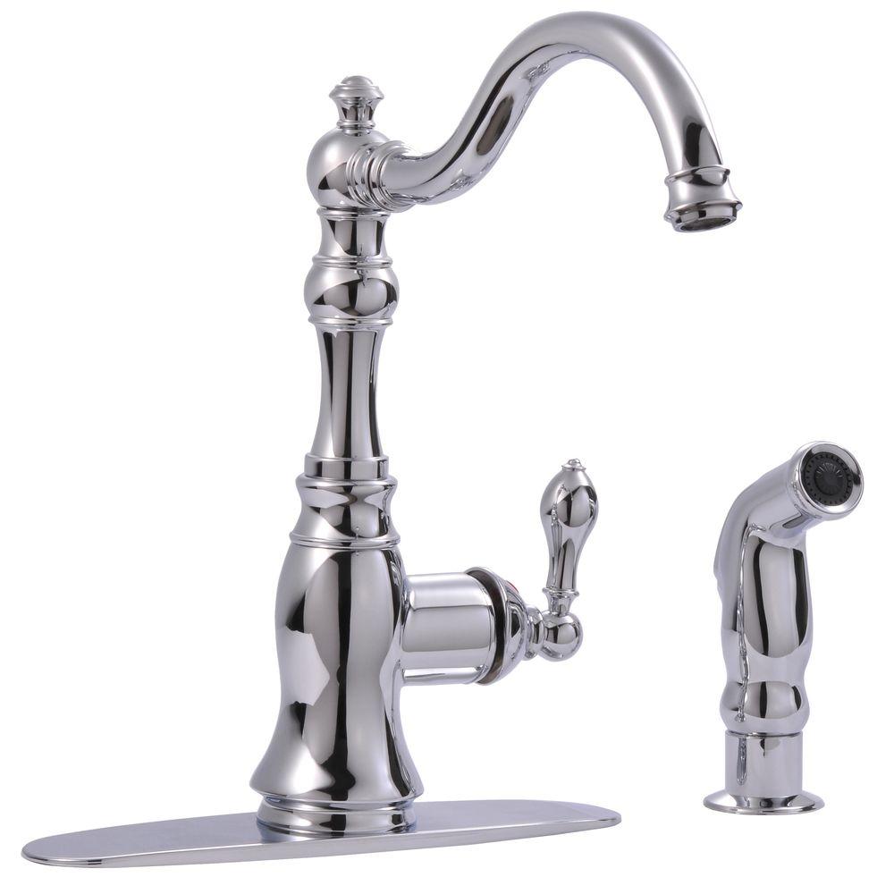 Ultra Faucets Signature Collection Single-Handle Standard Kitchen