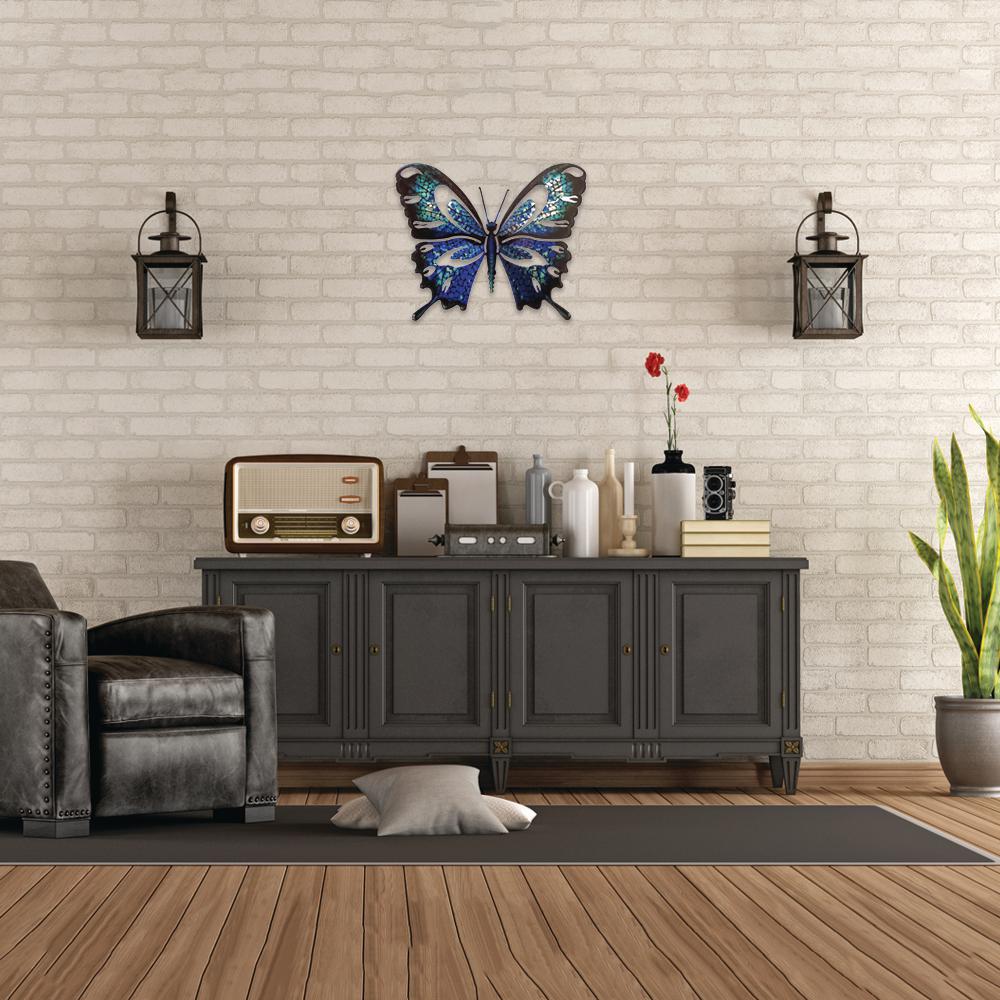 Large Erfly Steel Wall Art 101110024 The Home Depot