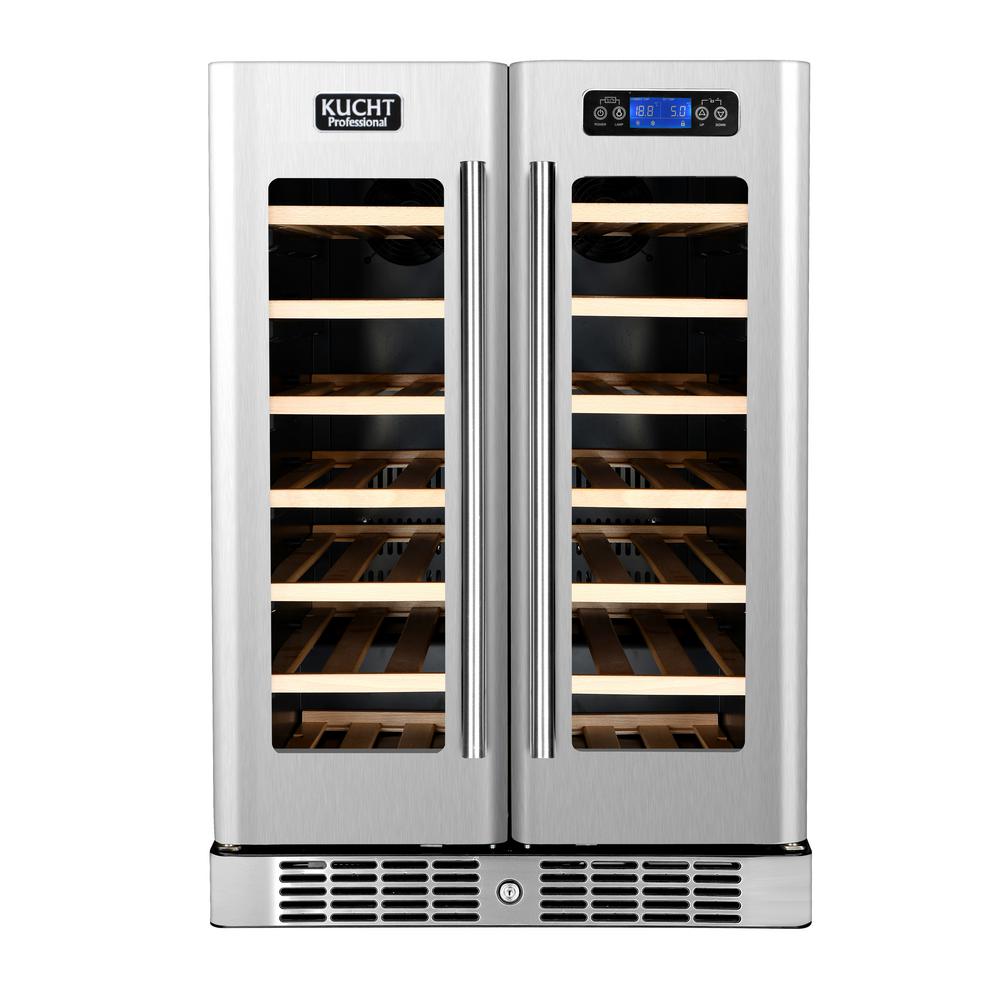 Whynter 21Bottle Dual Temperature Zone Touch Control Freestanding Wine