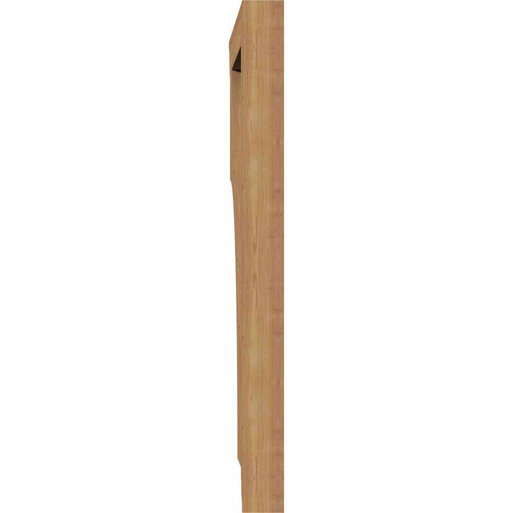 Ekena Millwork 5 5 In X 40 In X 36 In Western Red Cedar Westlake Traditional Smooth Bracket Bkt06x36x40wtl01sdf The Home Depot