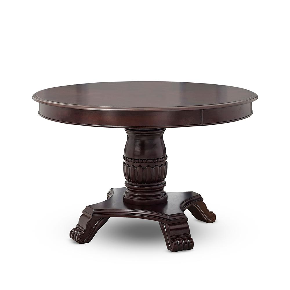 Cherry Kitchen Dining Tables Room Furniture The Home Depot - Steve Silver Tournament Cherry 5pc Dining Game Table Set Cherry Kitchen Dining Tables Room Furniture The Home Depot - Steve Silver Tournament Cherry 5pc Dining Game Table Set