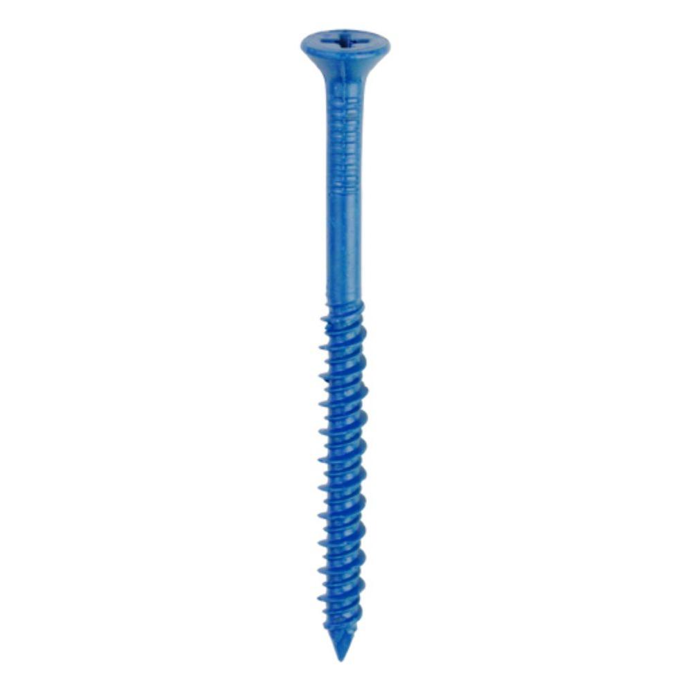 3//16x2-1//4 Concrete//Masonry Screw Anchors 100 Hex Head
