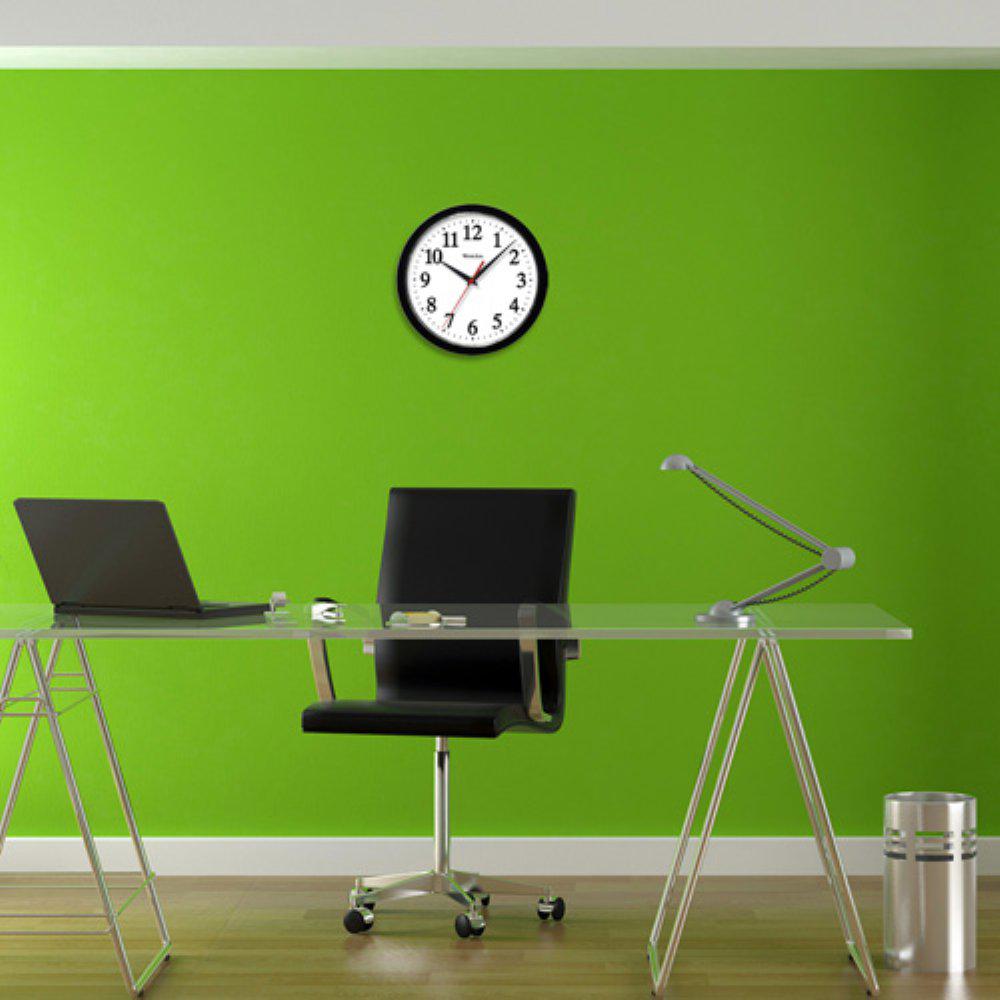 Westclox 14 in. Black Electric Wall Clock32189A The Home Depot