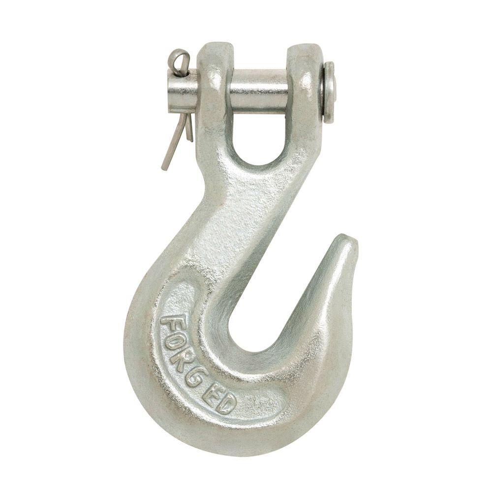 Everbilt 5/16 In. Zinc-Plated Grade 43 Clevis Grab Hook-43284 - The ...